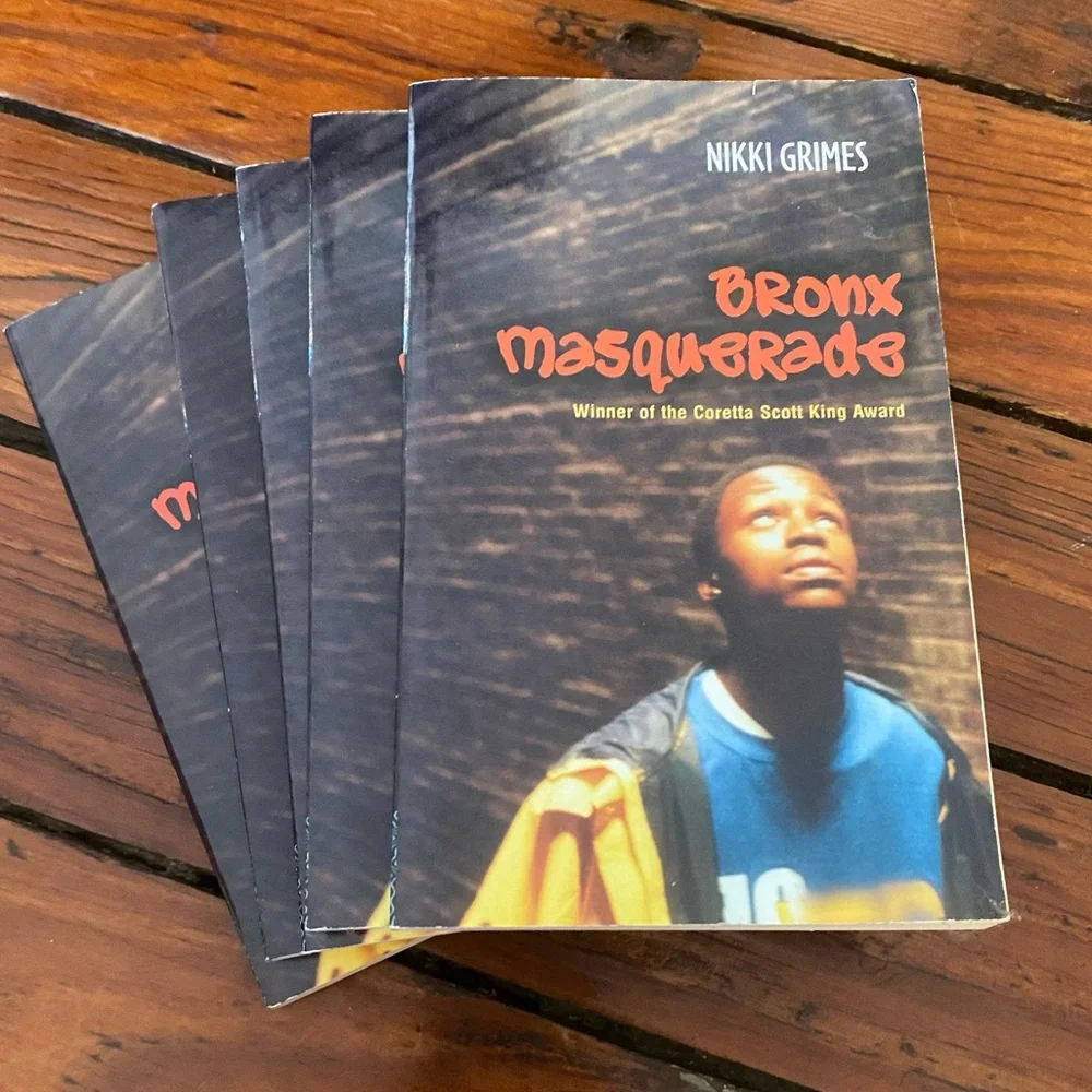 🧩 3/$20 Bronx Masquerade by Nikki Grimes Children’s Literature x 5